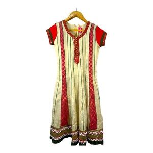 Vibali Ethnic Wear Girls Dress Size 36 Small or 90cm, Made in India, pre-owned